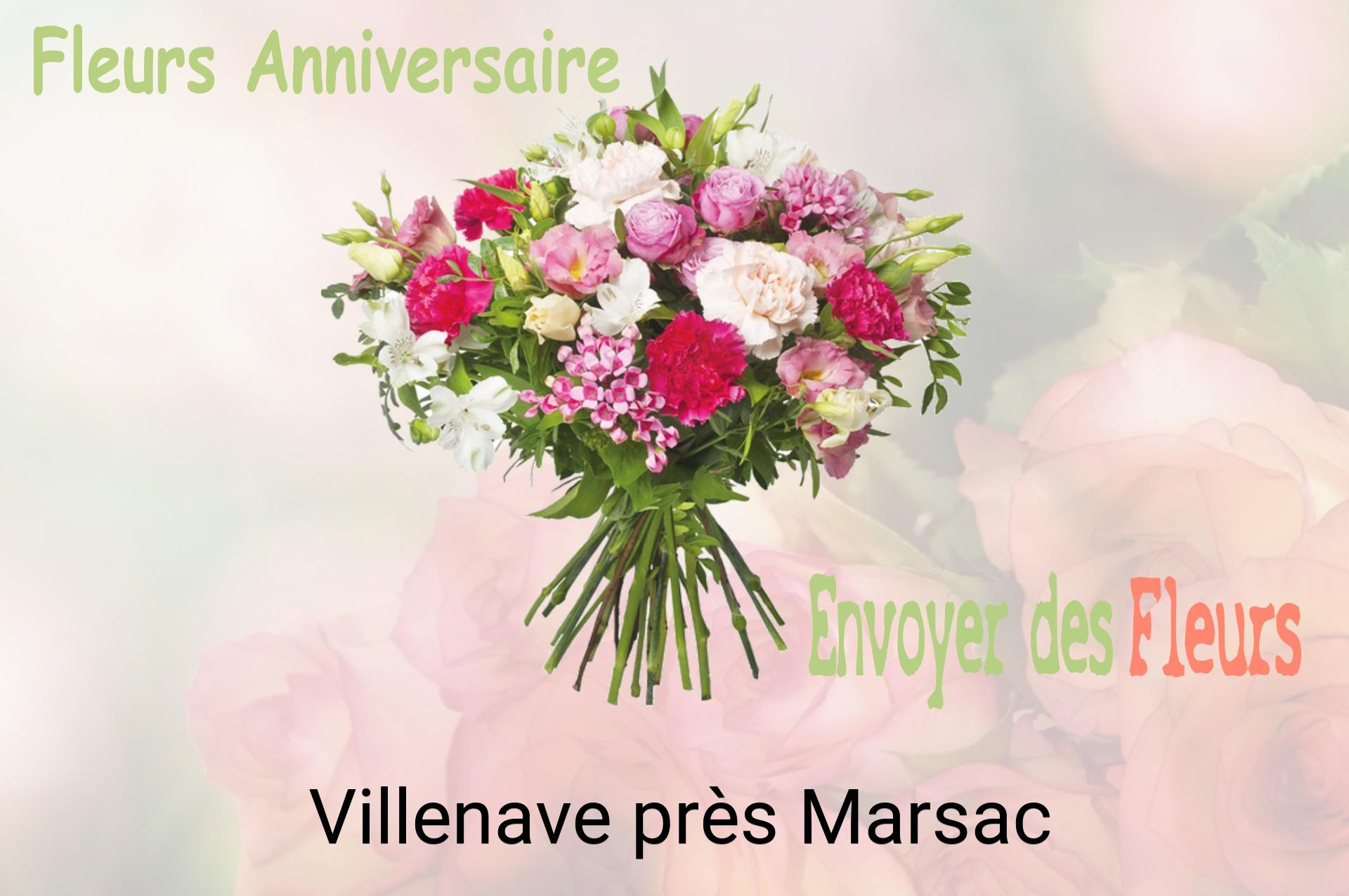 Bouquet de fleurs d’anniversaire livré à Villenave-près-Marsac
